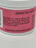 Omololu International African Shea Butter-Strawberry