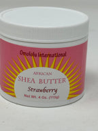 Omololu International African Shea Butter-Strawberry