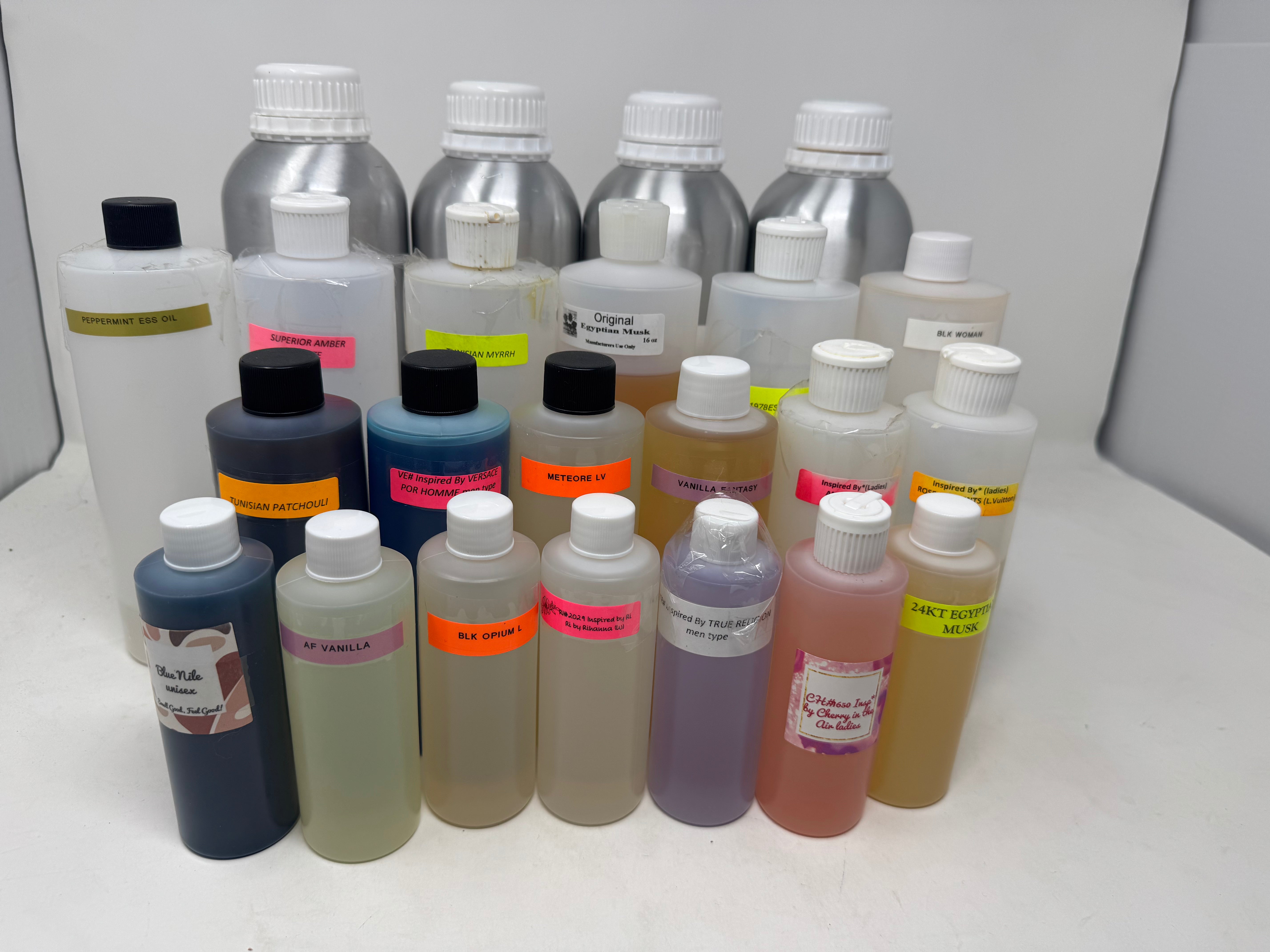 Pure Body Oils no alcohol domestic and Imported