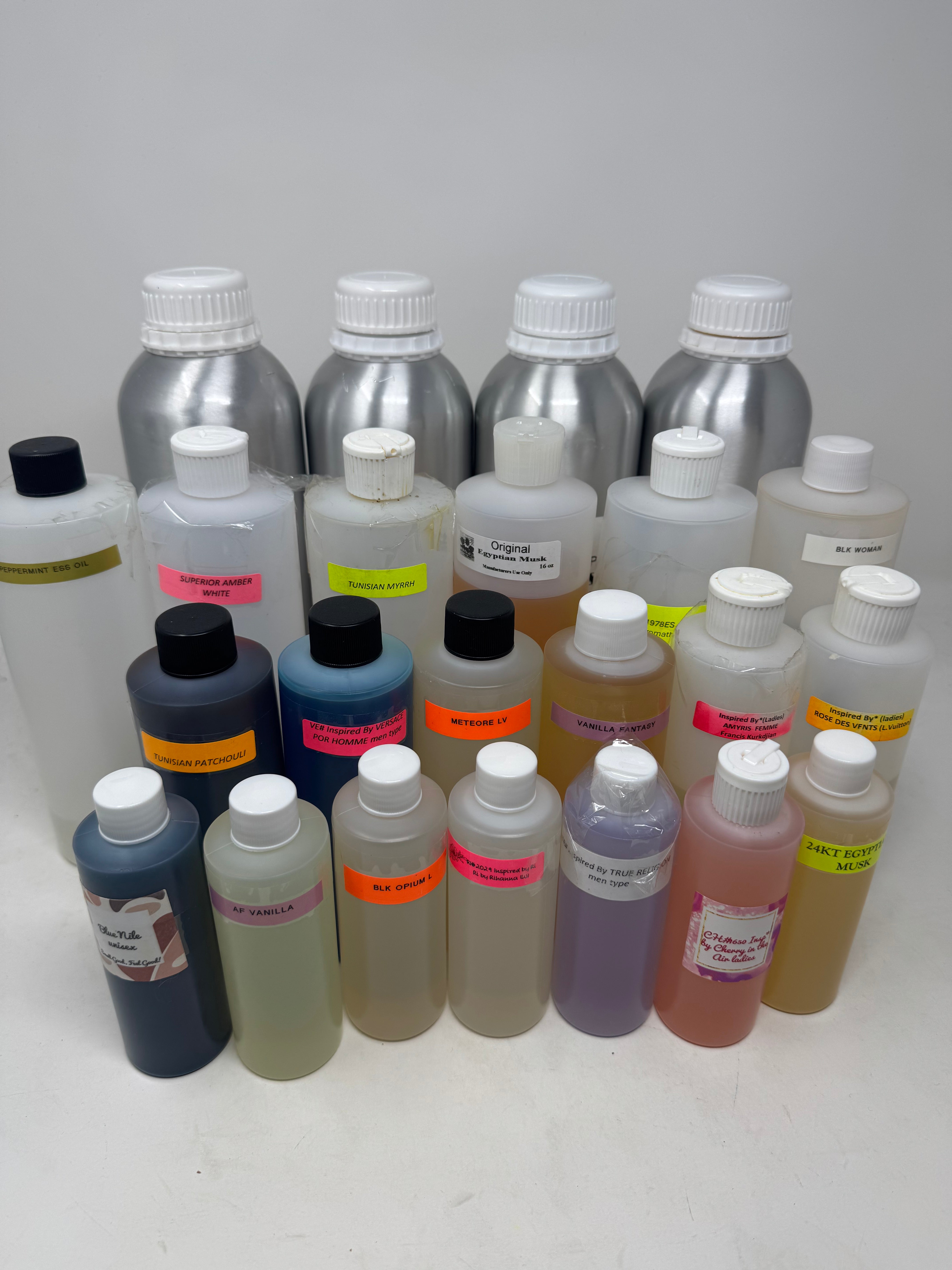 Pure Body Oils no alcohol domestic and Imported