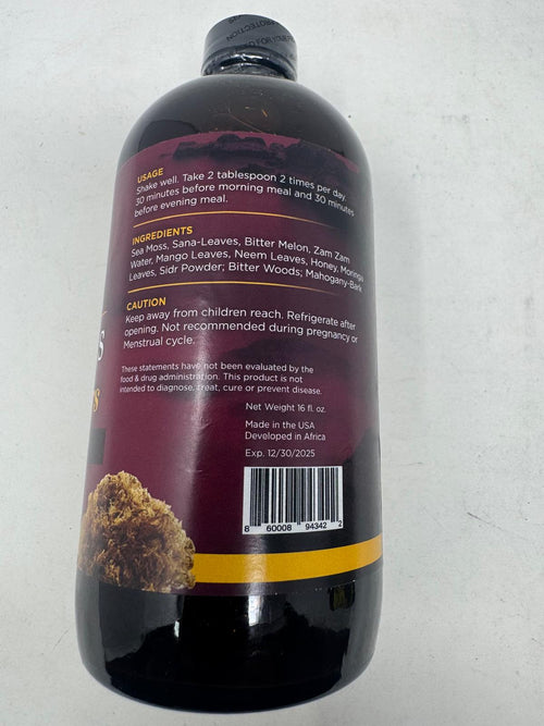 Al-Afia Sea Moss Living Bitters