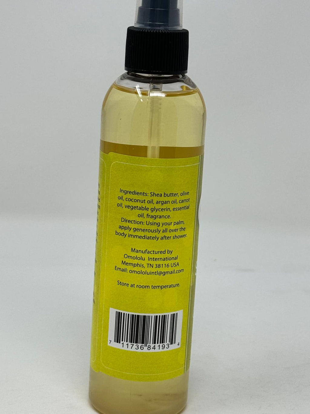 Shea Butter Body Oil Mist Coconut And Mango