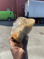 Yellow fluorite From Mozambique